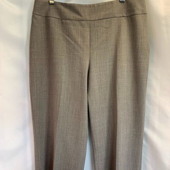 Akris Punto brown wool pants Sz 12 - Picture 2 of 12